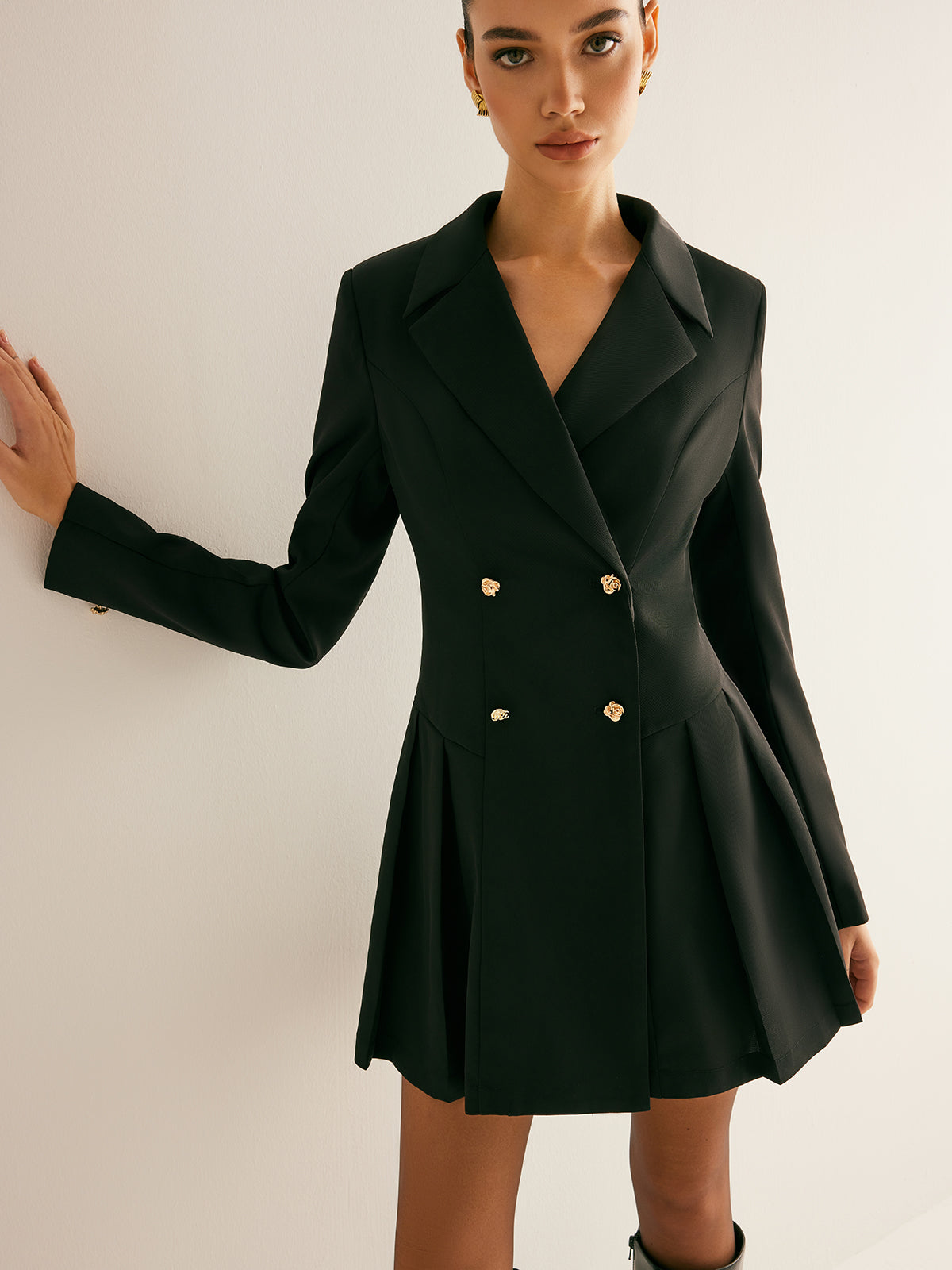 MELVA™ Vestido blazer con hombreras |Victorio&Giralda™
