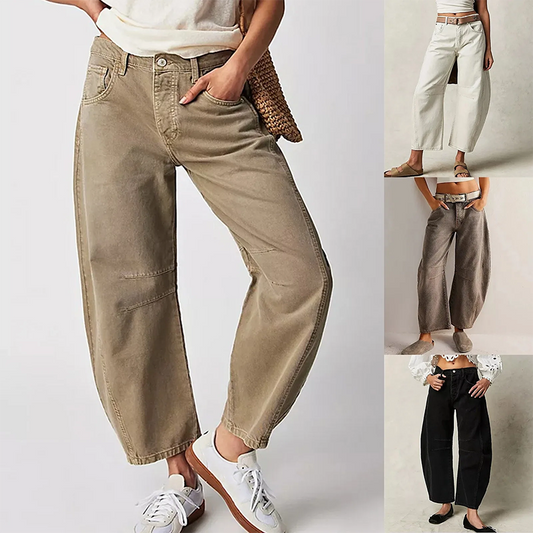 SALLY™ JEANS CONFORTABLES DE PIERNA ANCHA |Victorio&Giralda™