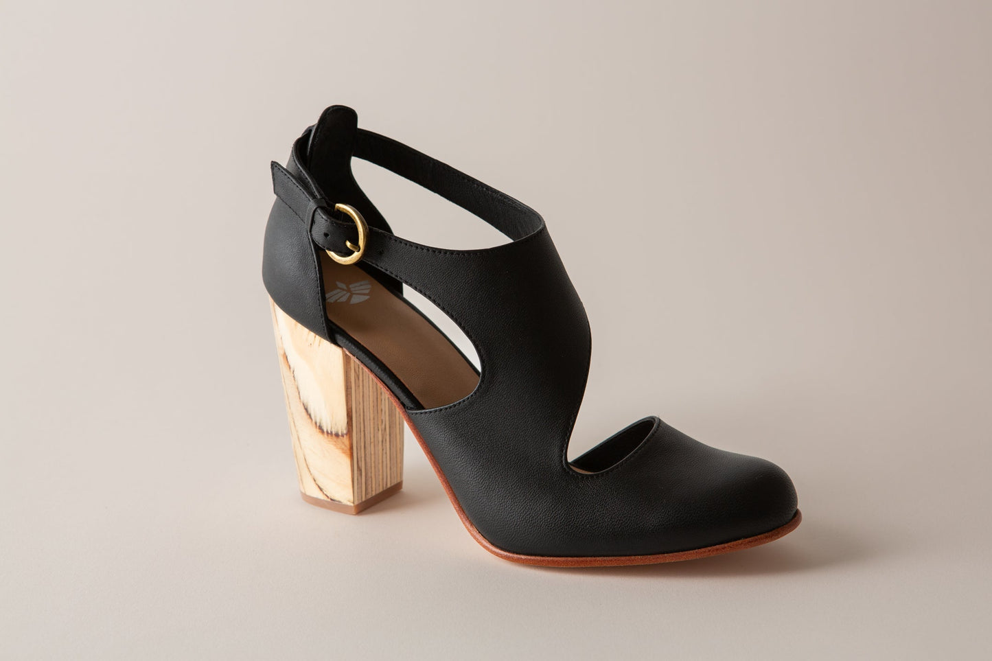 LUNA™ Zapatos de tacon con efecto madera |Victorio&Giralda™