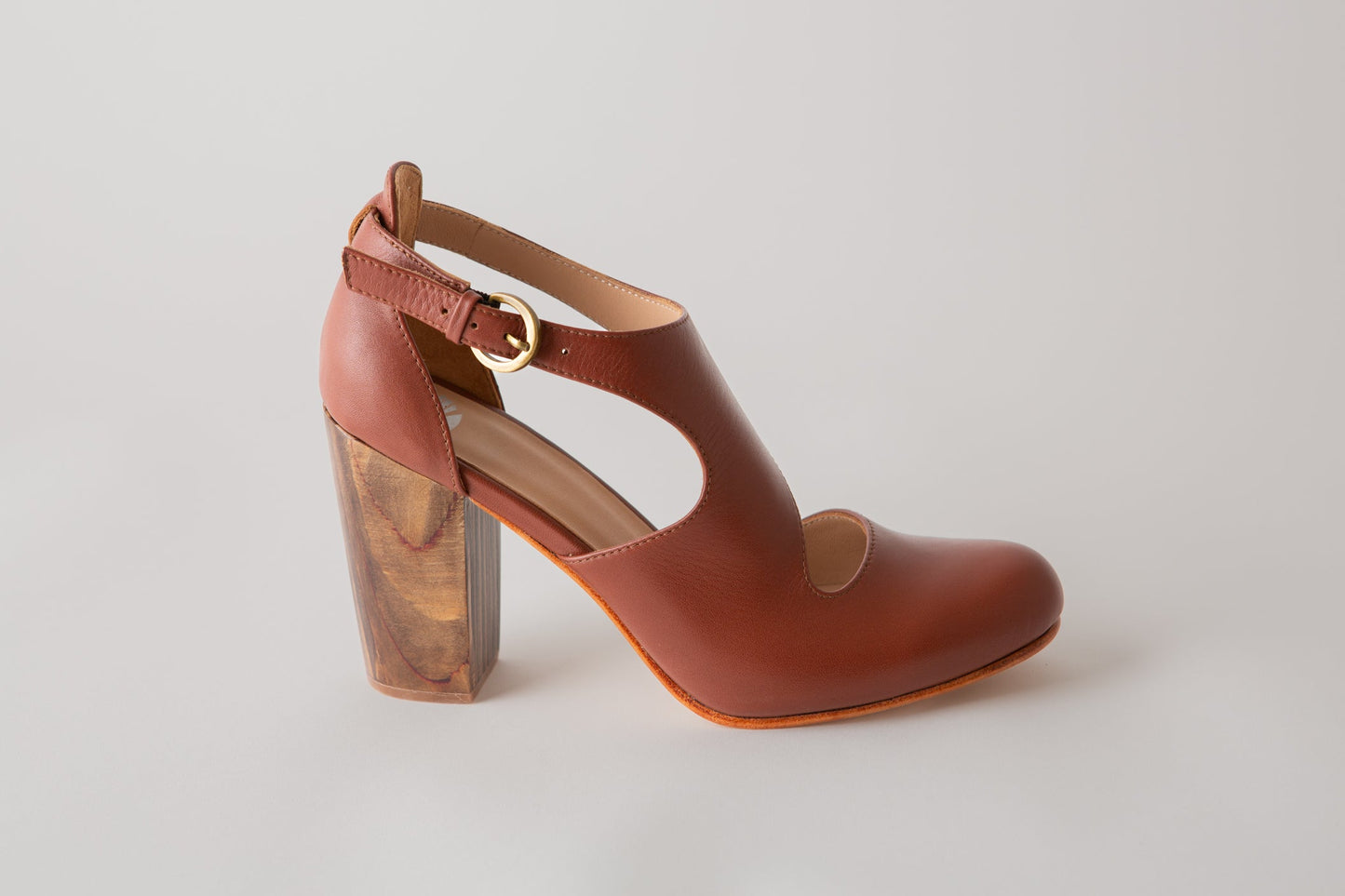 LUNA™ Zapatos de tacon con efecto madera |Victorio&Giralda™