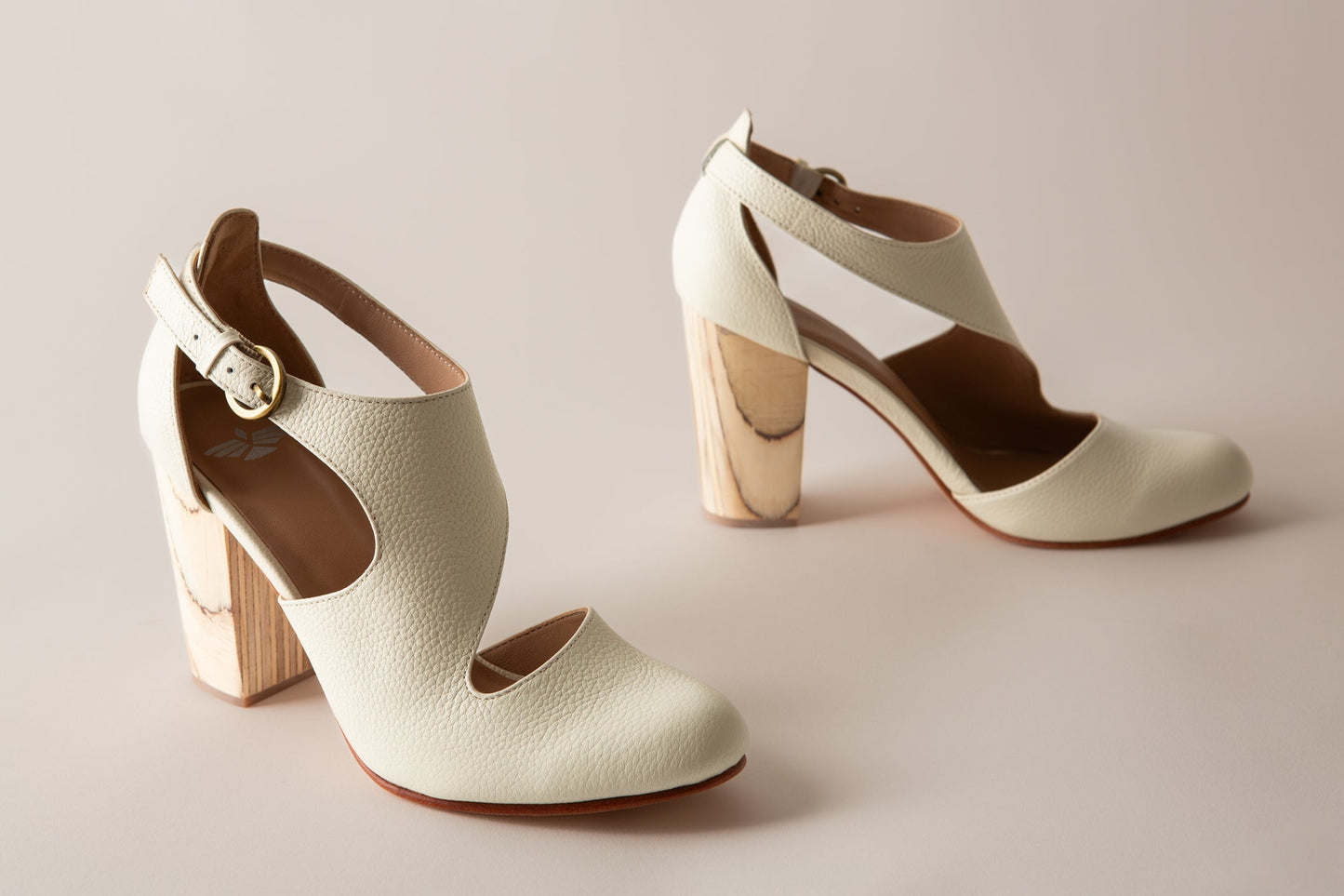 LUNA™ Zapatos de tacon con efecto madera |Victorio&Giralda™