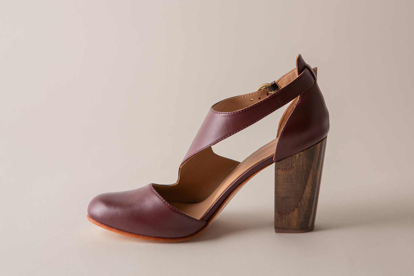 LUNA™ Zapatos de tacon con efecto madera |Victorio&Giralda™