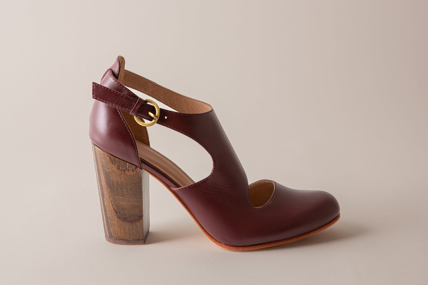 LUNA™ Zapatos de tacon con efecto madera |Victorio&Giralda™
