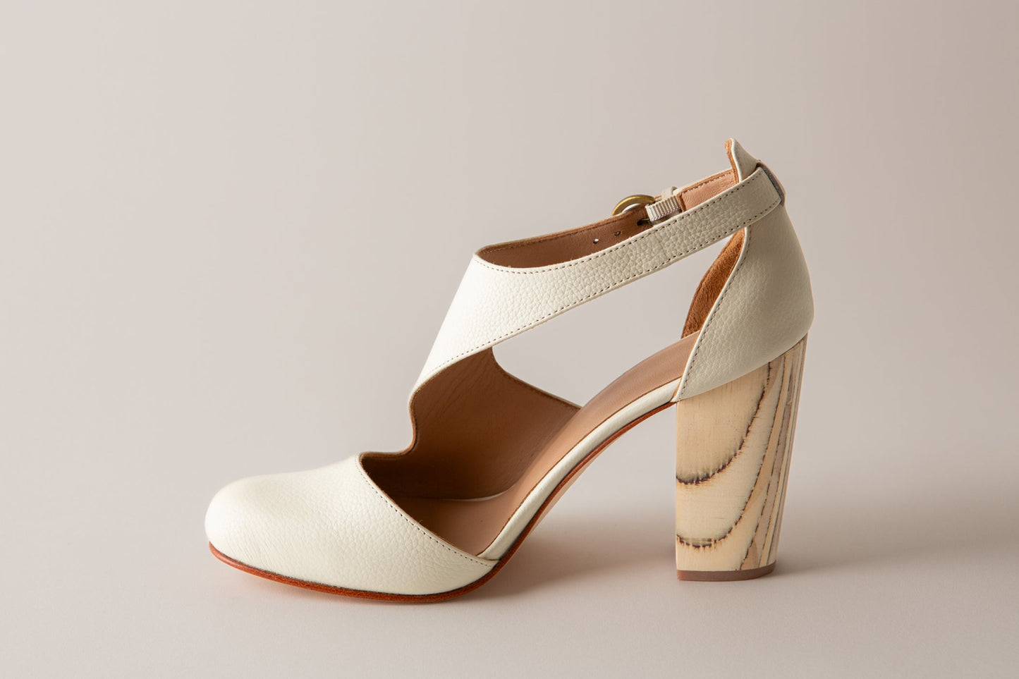 LUNA™ Zapatos de tacon con efecto madera |Victorio&Giralda™